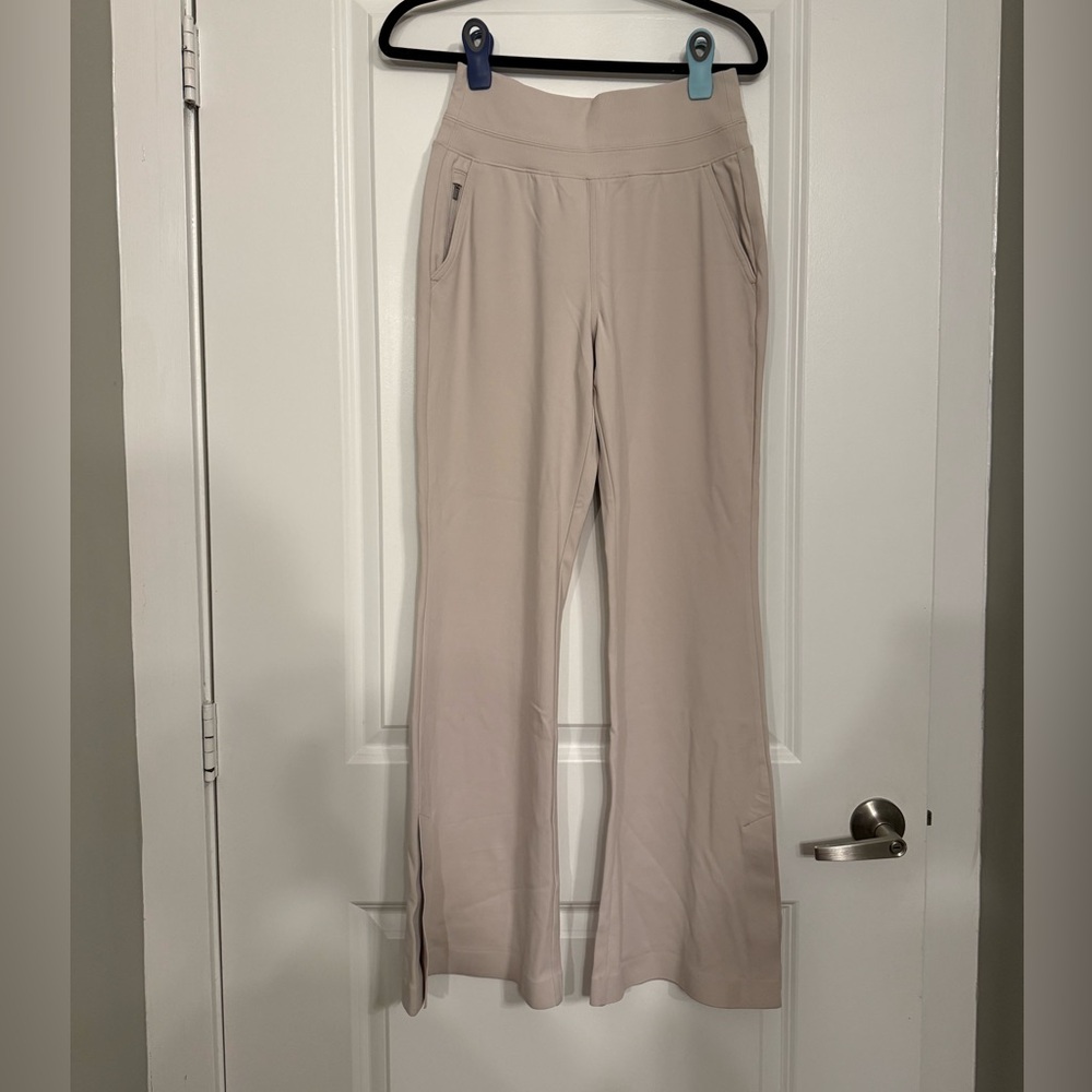 Athleta Neutral Beige Boot-Cut Flare Pants